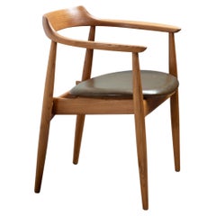 Vintage Arne Wahl Iversen ST-750 Chair in Elm, 1960s Denmark