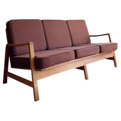 Dänisches modernes Teakholz-Sofa im Stil von Arne Wahl Iversen