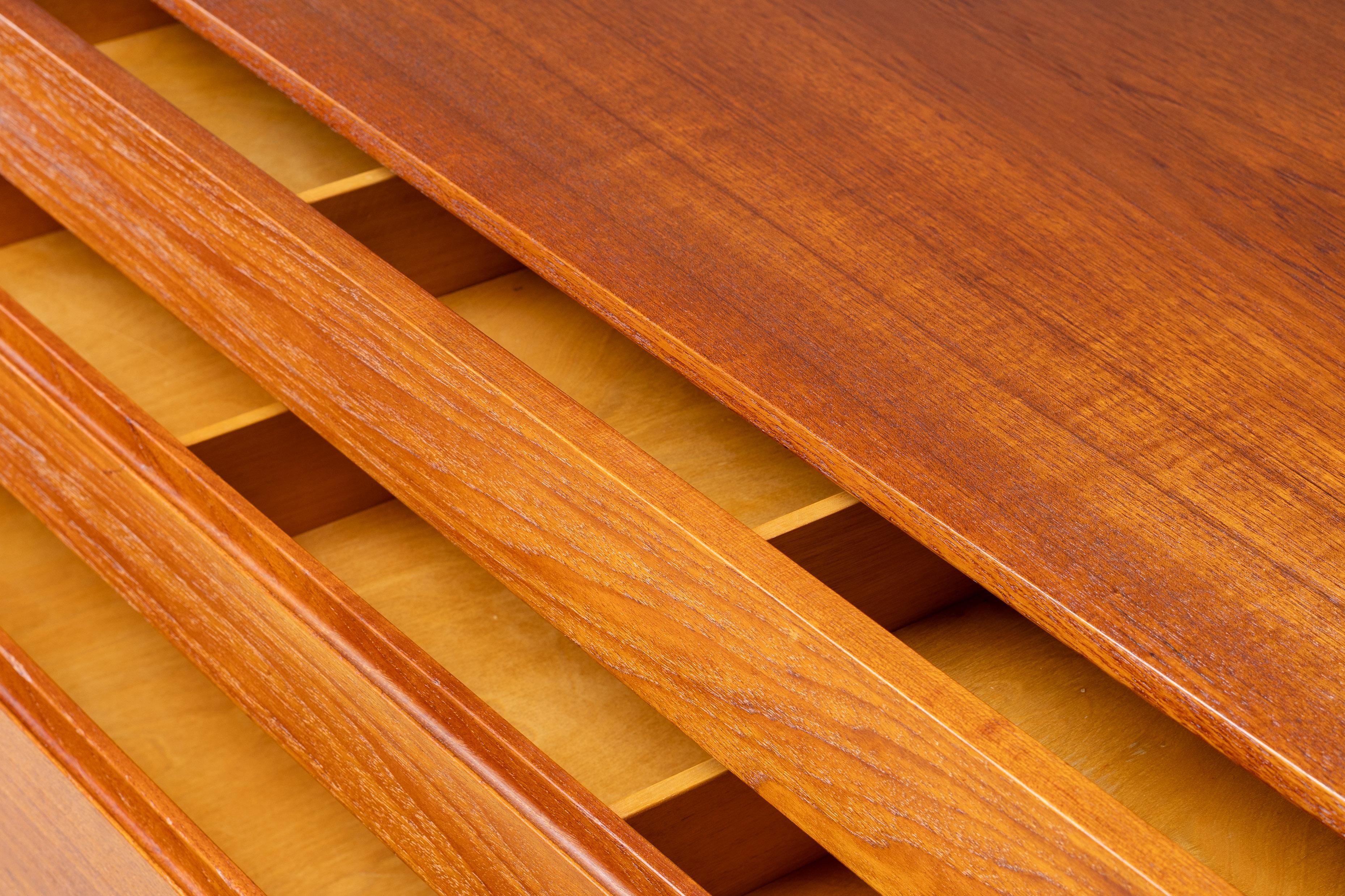 Cassapanca in teak Arne Wahl Iversen in vendita 4