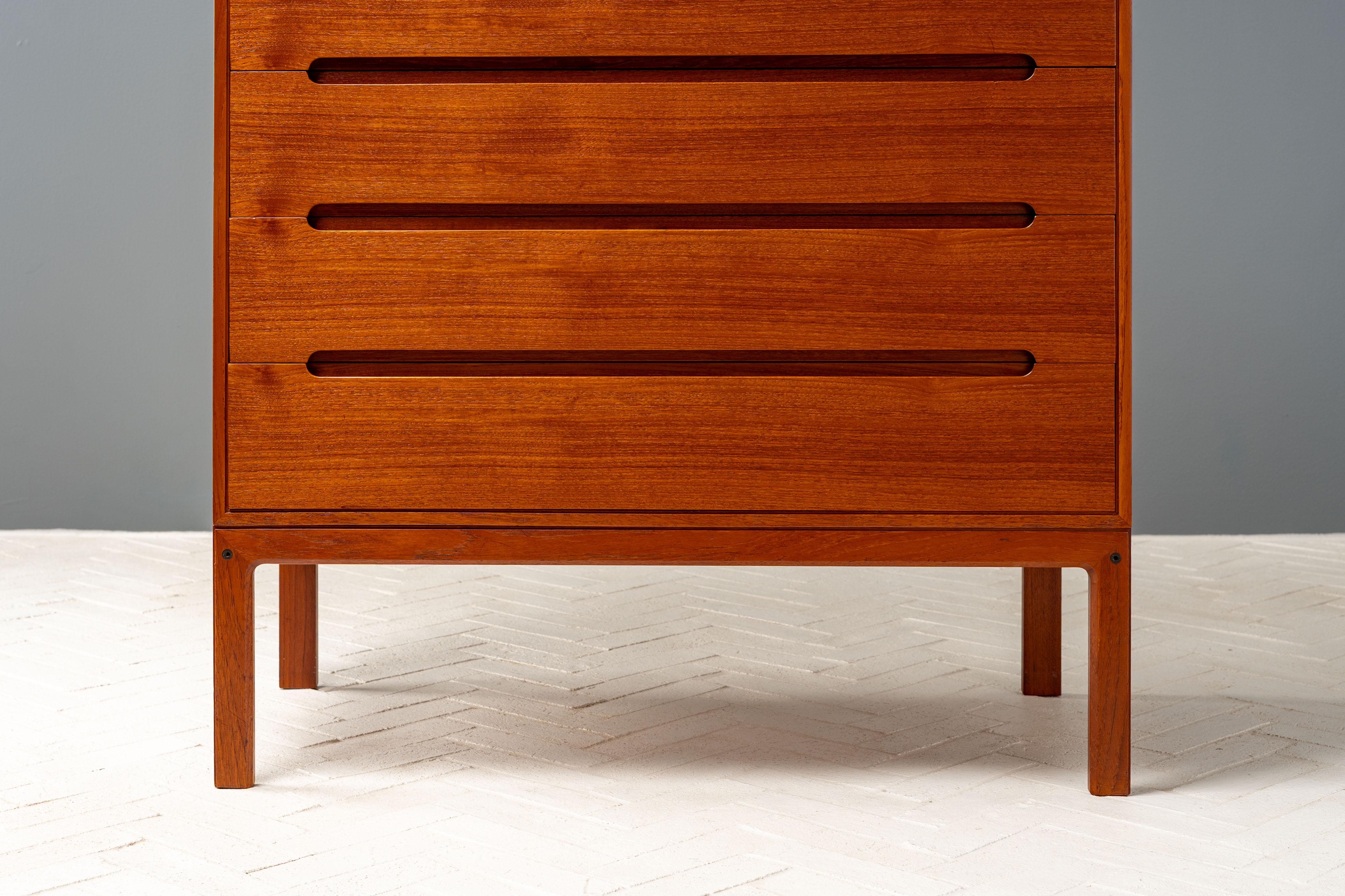 Cassapanca in teak Arne Wahl Iversen in vendita 6