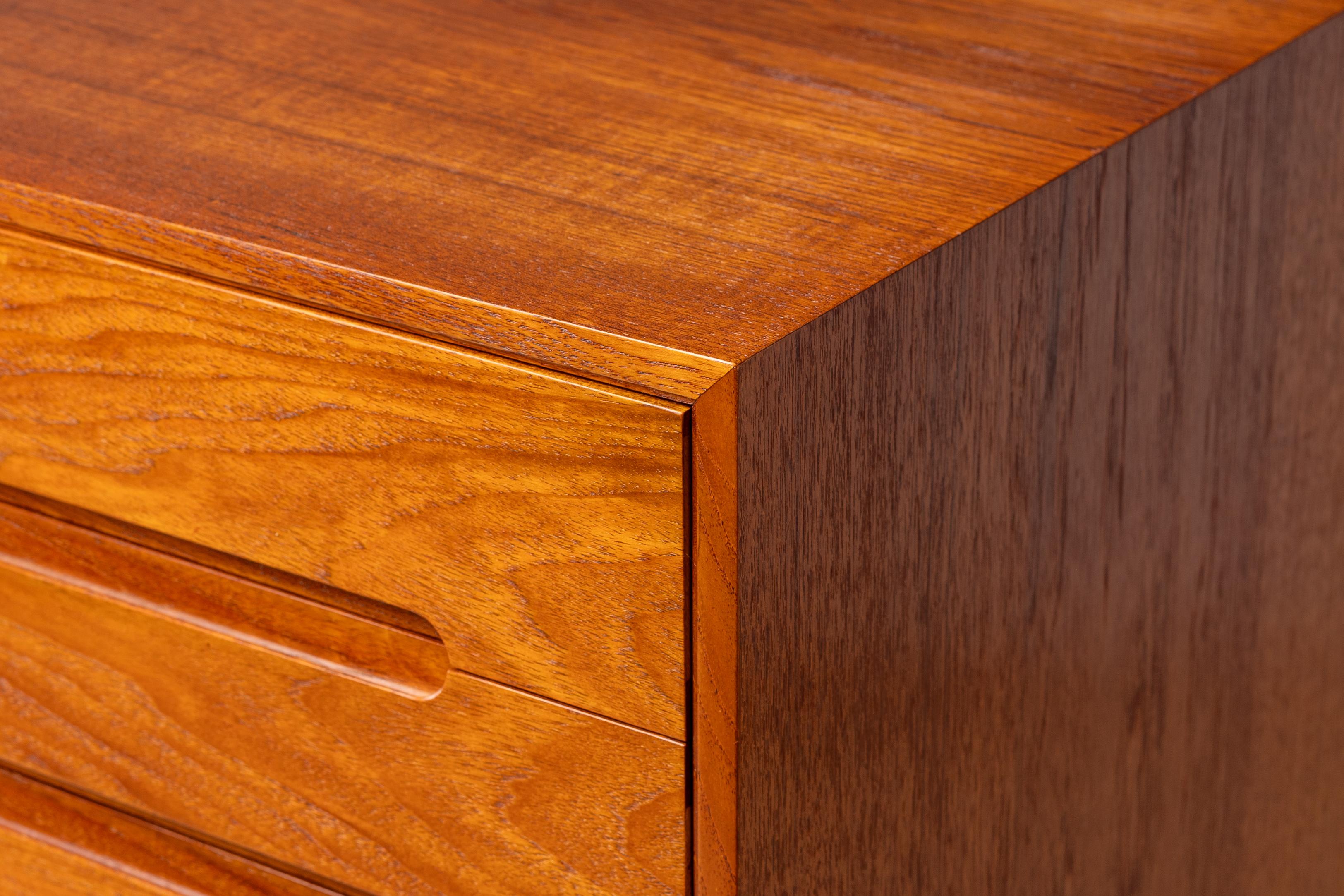 Cassapanca in teak Arne Wahl Iversen in vendita 9