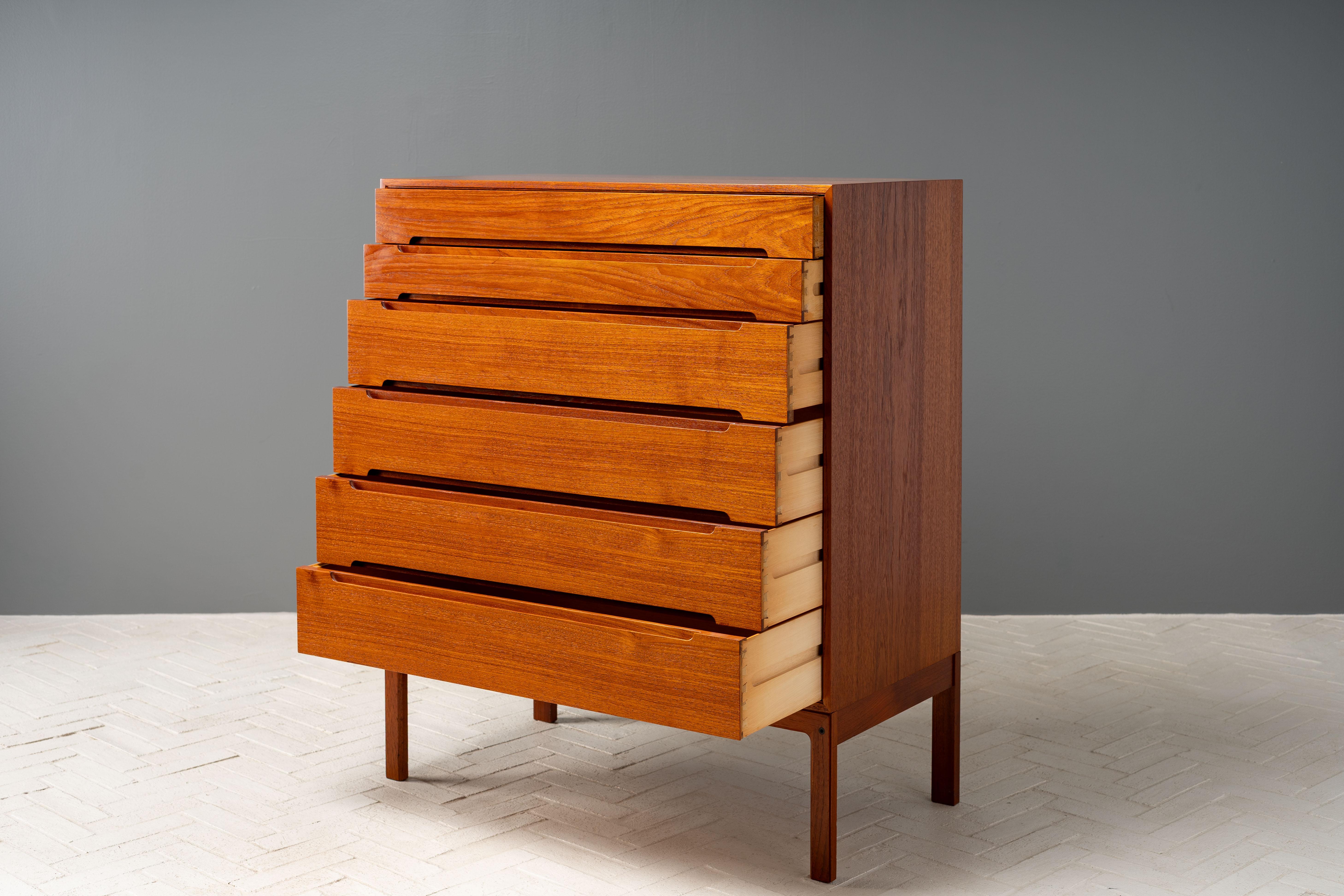 Danese Cassapanca in teak Arne Wahl Iversen in vendita