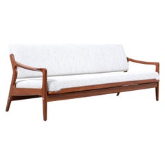 Arne Wahl Iversen Teak Convertible Daybed Sofa for Komfort