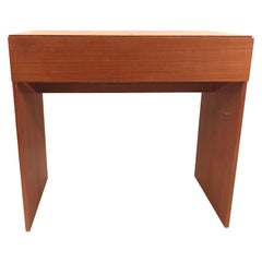 Arne Wahl Iversen Teak Vanity Desk for Vinde