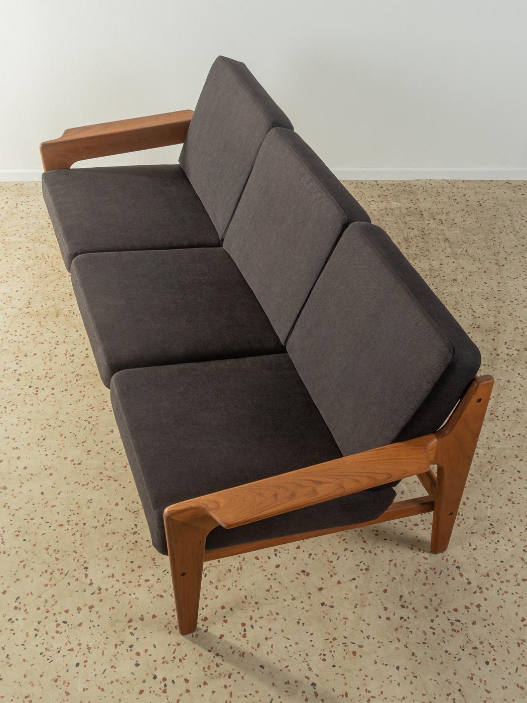 Mid-20th Century Arne Wahl Iversen Three-Seater Sofa for Komfort For Sale
