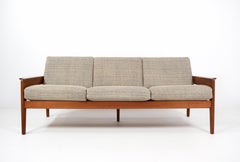 Arne Wahl Iversen Three-Seater Teak Sofa for Komfort, Denmark, 1960s