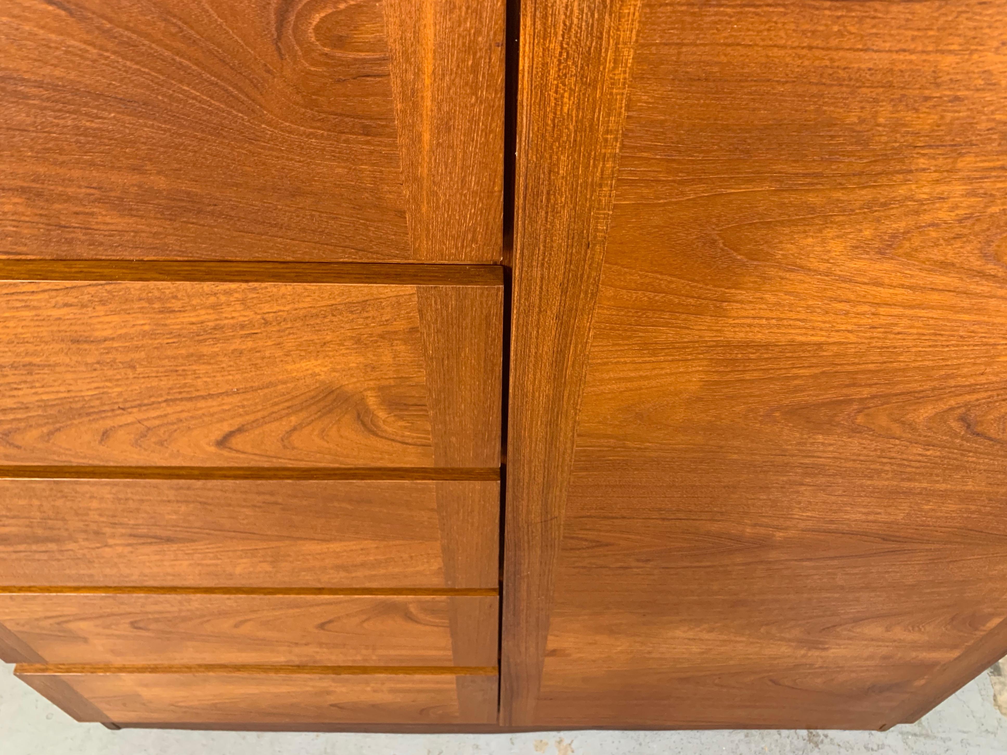 Arne Wahl Iversen Danish modern Highboy Wardrobe 4