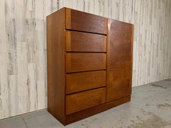 Arne Wahl Iversen Danish modern Highboy Wardrobe