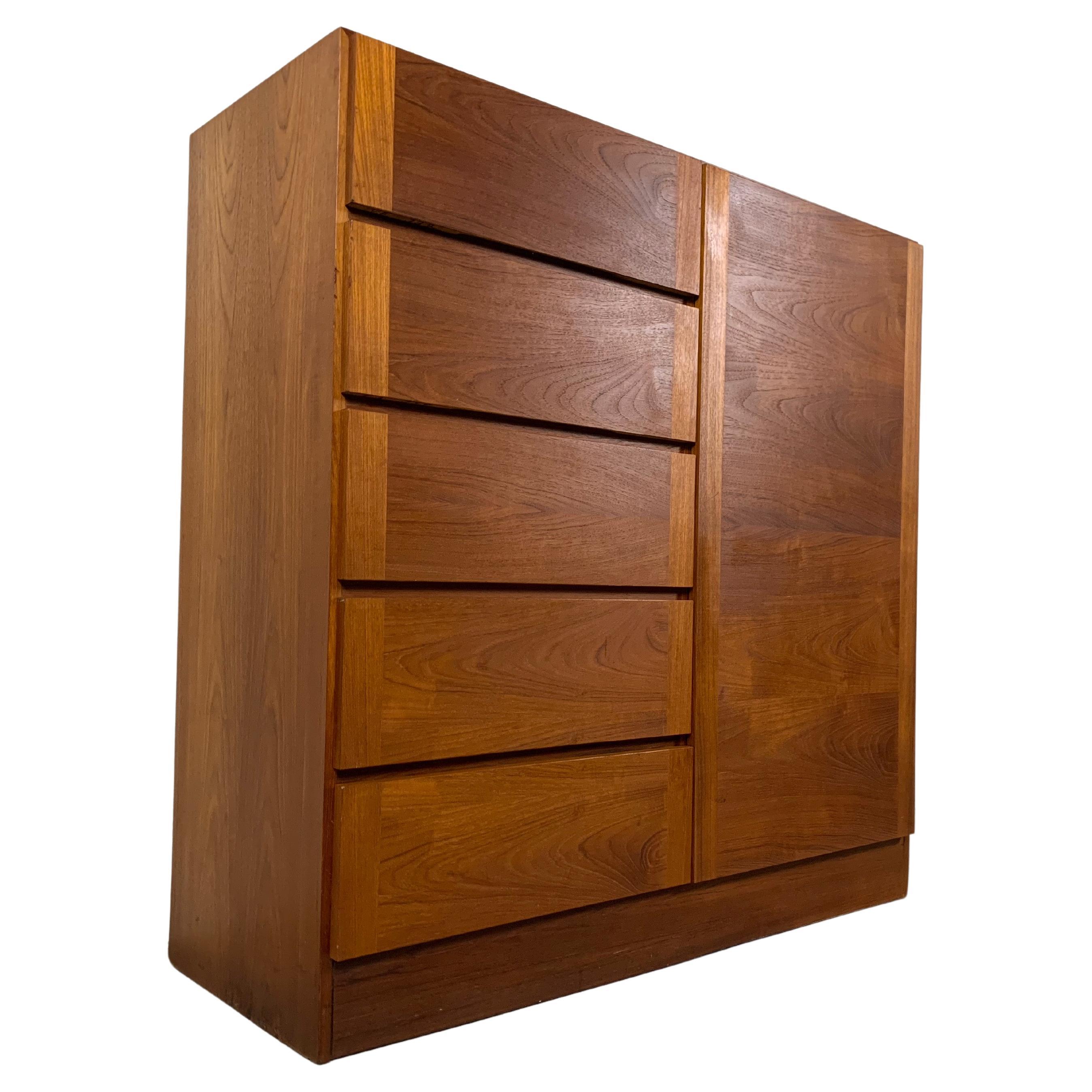 Arne Wahl Iversen Danish modern Highboy Wardrobe