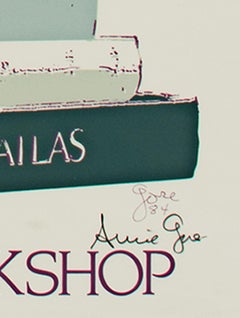 "Milwaukee Reads--Harry W. Schwartz Bookshop, " Silkscreen Poster by Arnold Gore