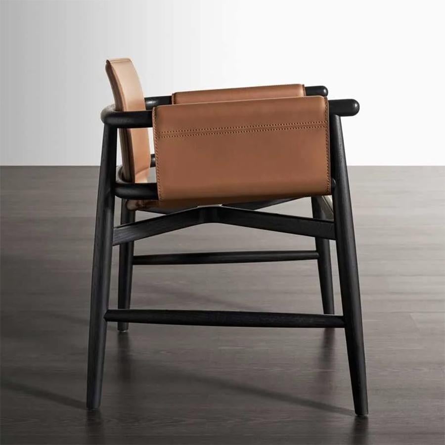 Hand-Crafted Arno Armchair For Sale