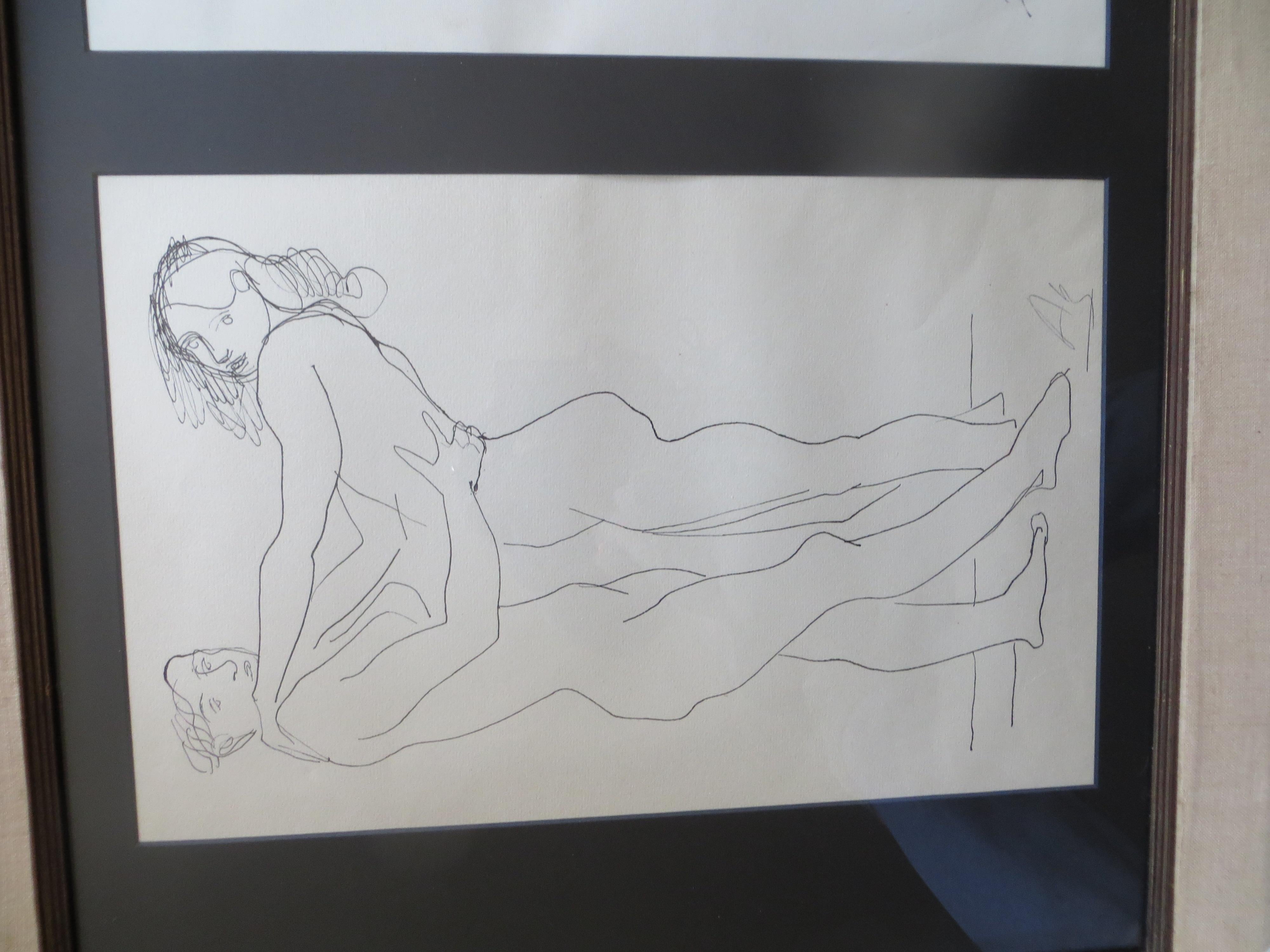 Nude Pair Arno Breker lithograph Etching 3