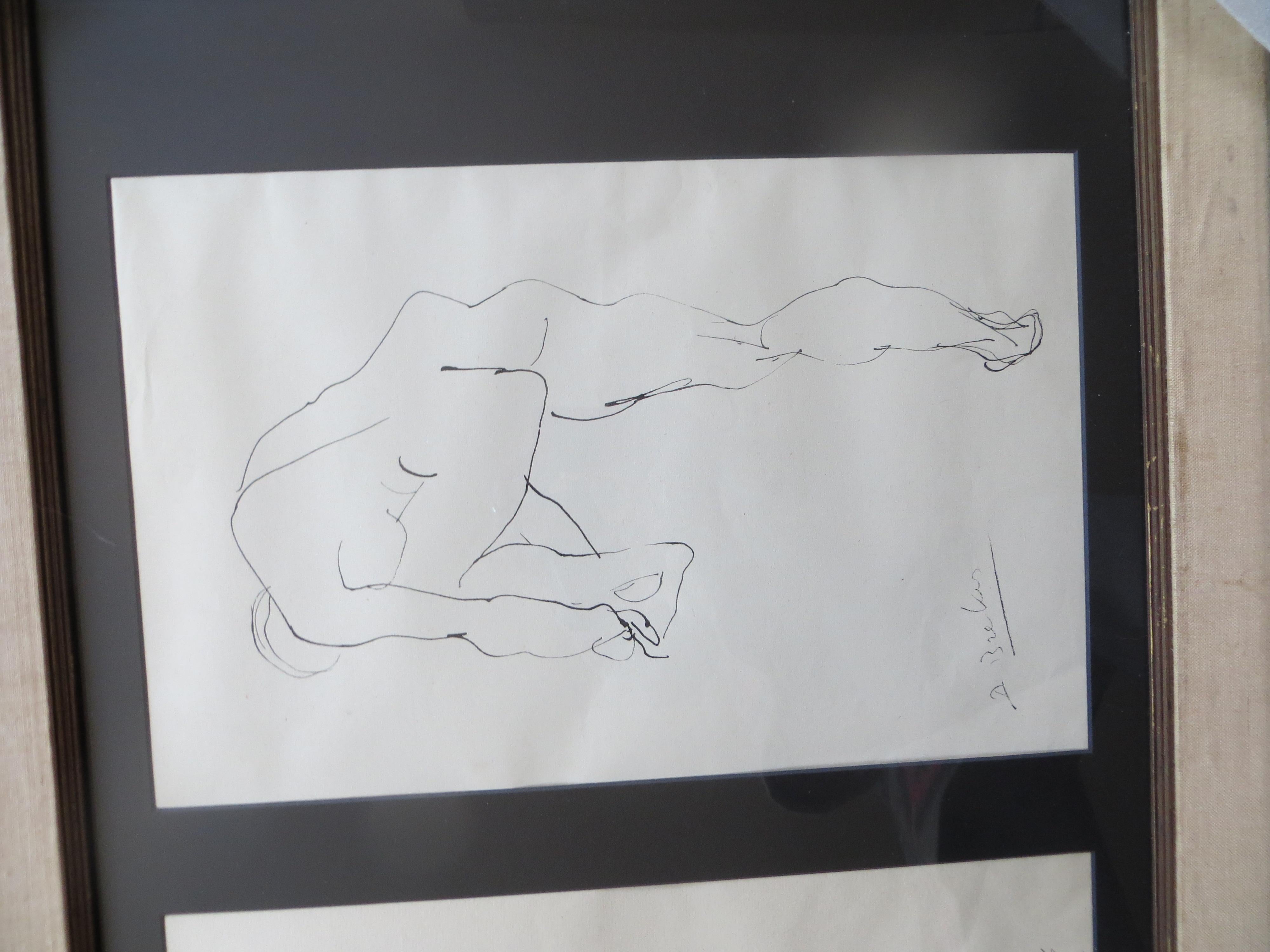 Nude Pair Arno Breker lithograph Etching 4