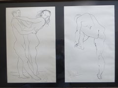 Nude Pair Arno Breker lithograph Etching