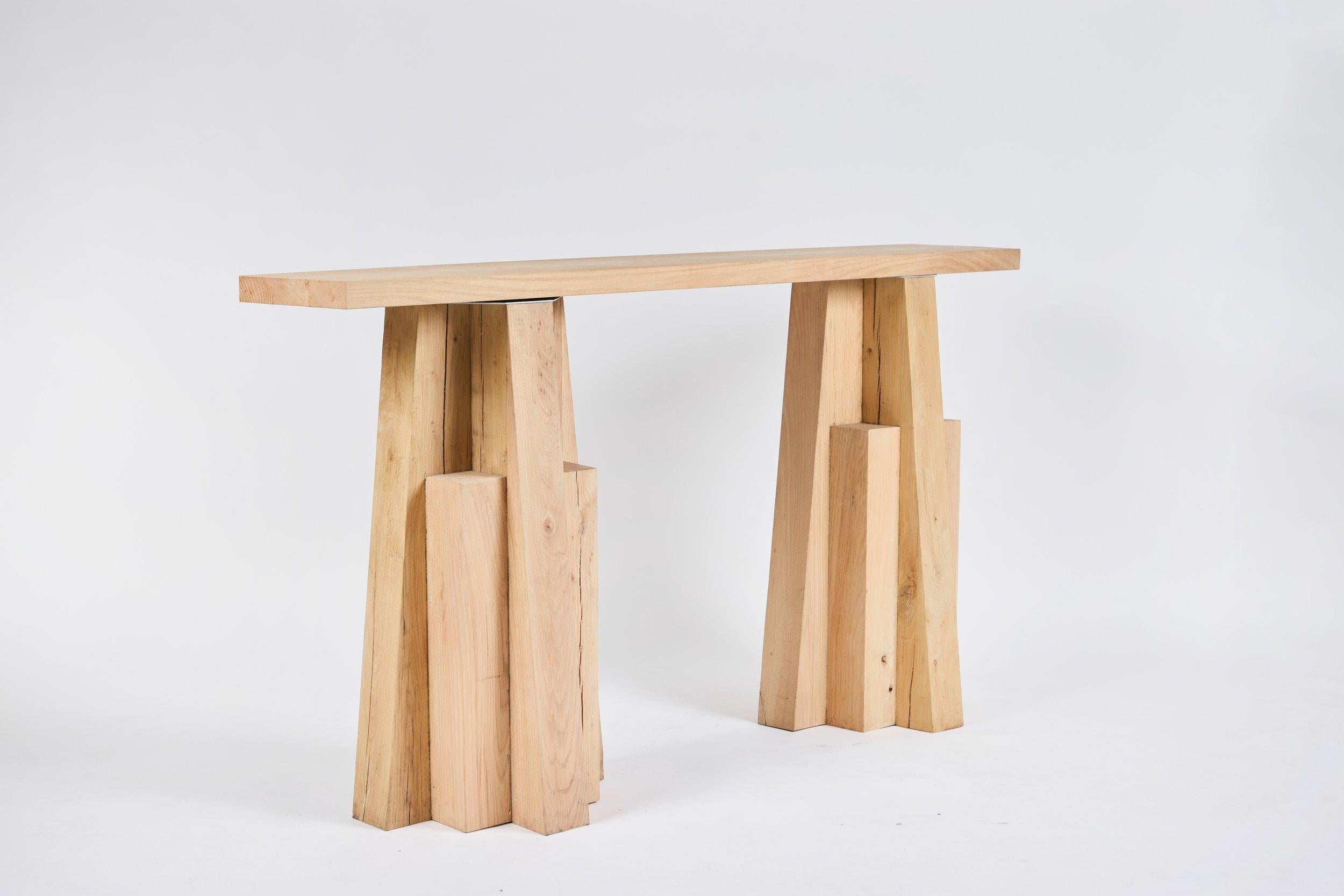 Wood Arno Declercq Custom Console For Sale