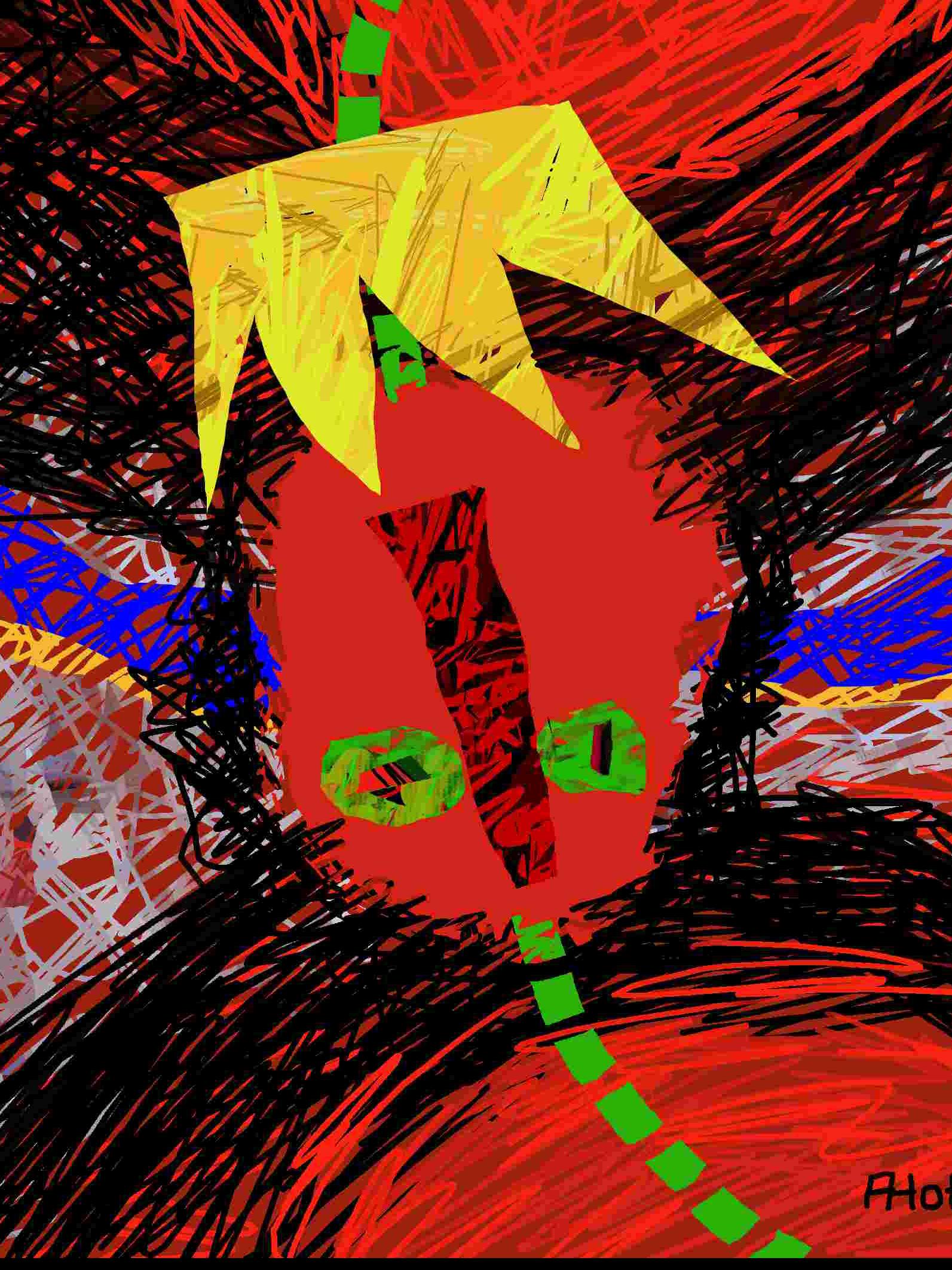 Le roi qui ne croit pas, Arno Hoth, impression numérique sur papier d'art en vente 2