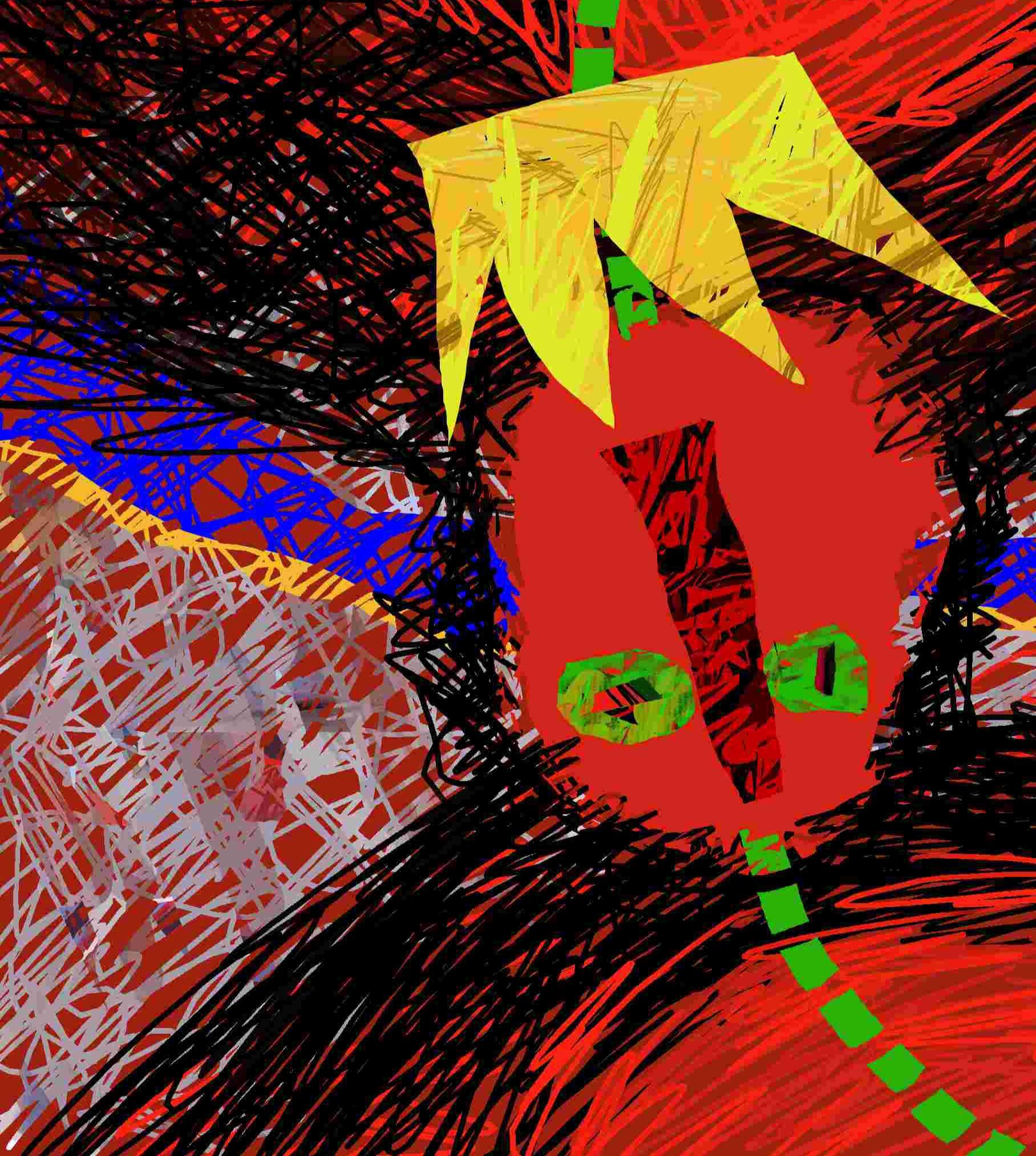 Le roi qui ne croit pas, Arno Hoth, impression numérique sur papier d'art en vente 4
