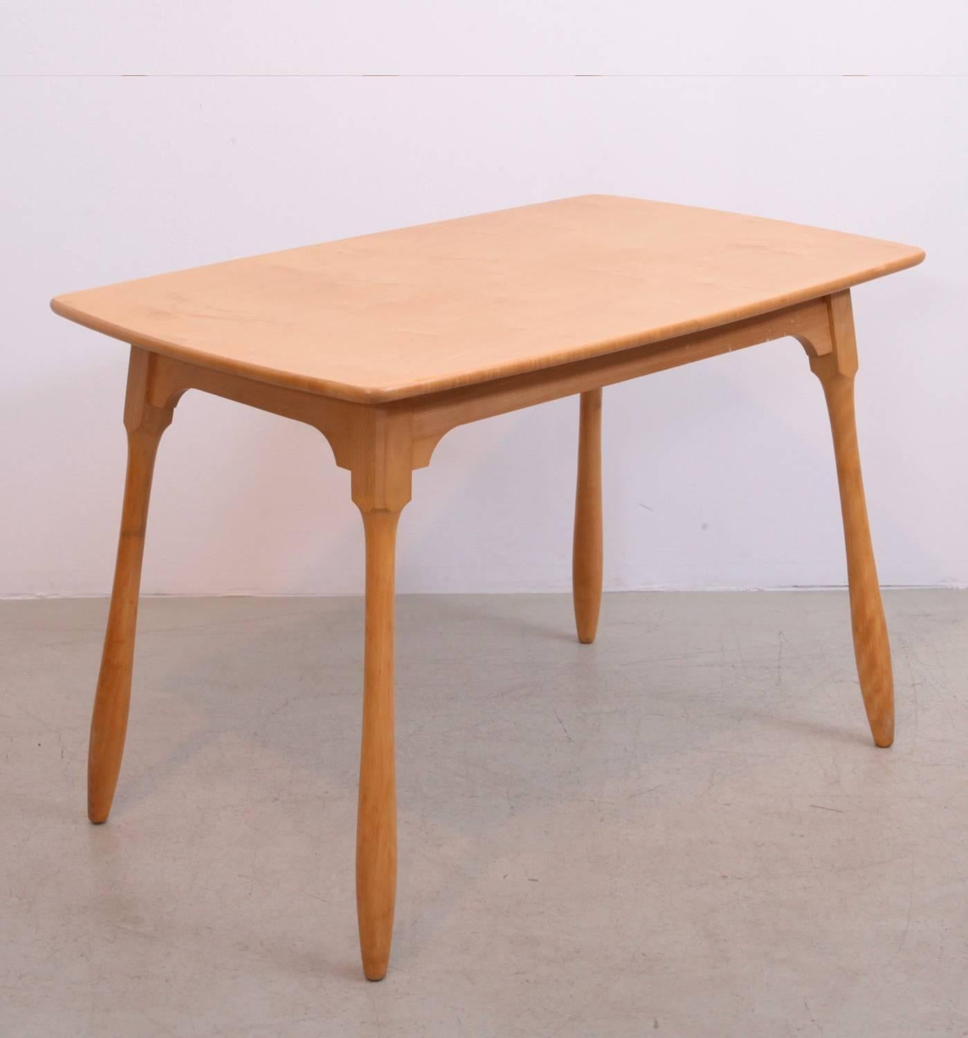 Rush Arno Lambrecht Dining Set of Table, Three Chairs and a Bench for WK Mobel For Sale
