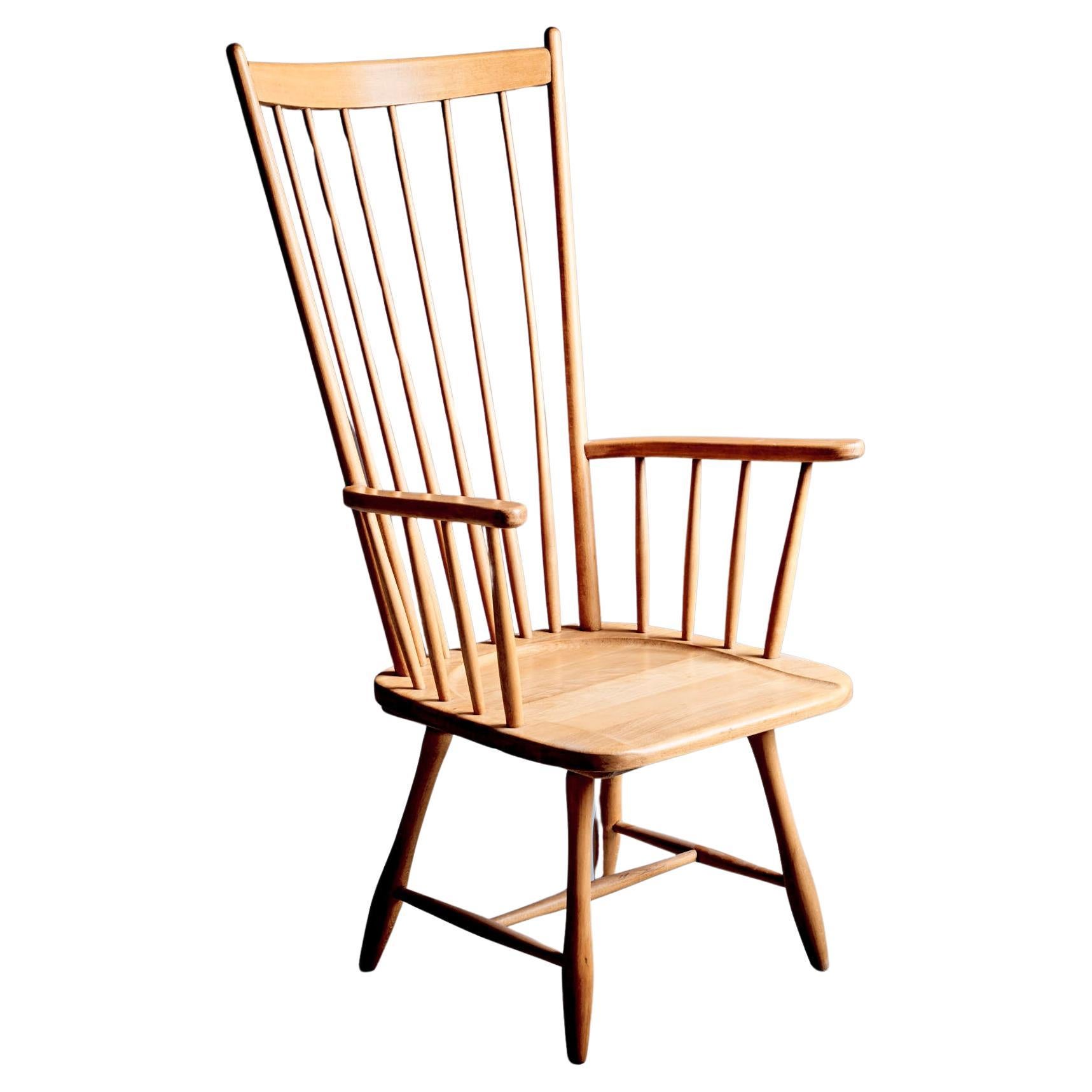 Arno Lambrecht Highback Windsor Lounge Chair in vendita