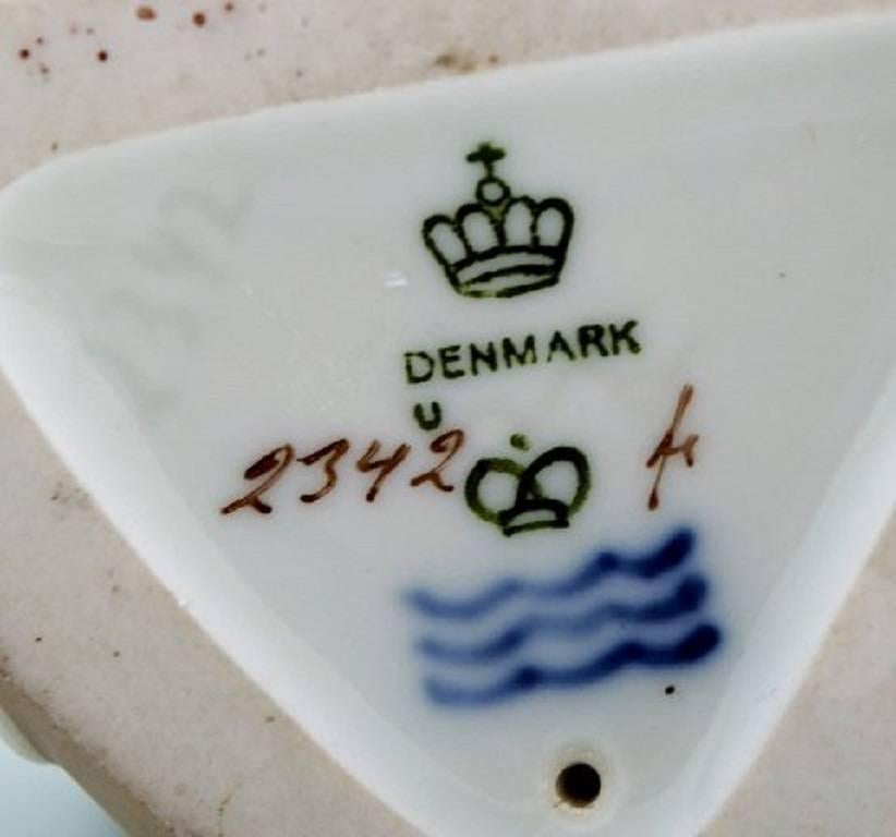 Arno Malinowski for Royal Copenhagen, Number 2342 Smoking Girl, Porcelain For Sale 2