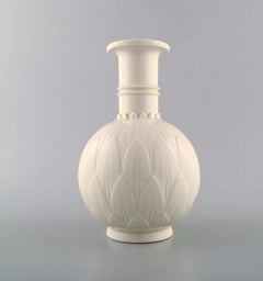 Arno Malinowski for Royal Copenhagen, Vase in Blanc De Chine Porcelain