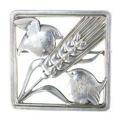 Arno Malinowski Georg Jensen Denmark Sterling Silver Brooch