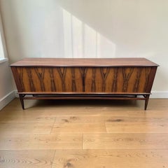 Arno Scandinavian Sideboard, Rio Rosewood, Compass Legs, Denmark, 1960s