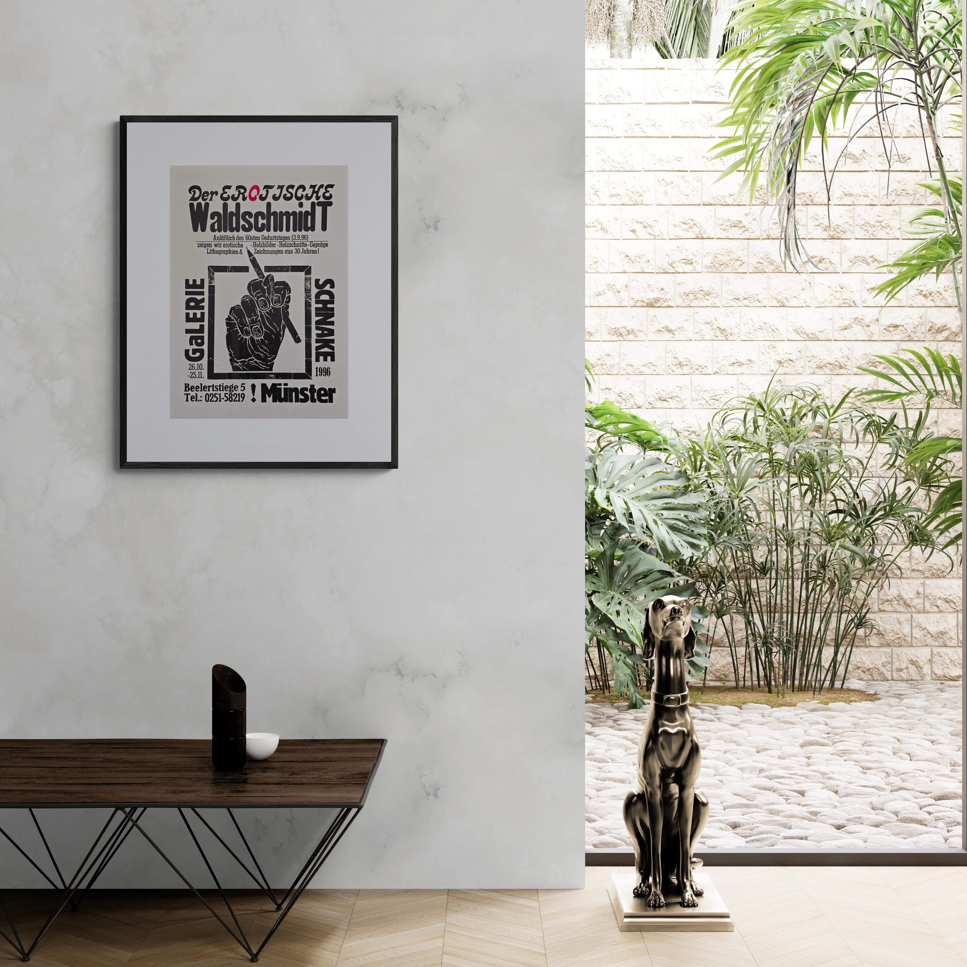Der erotische Waldschmidt (Printmaking, Monochrome Art) en venta 2
