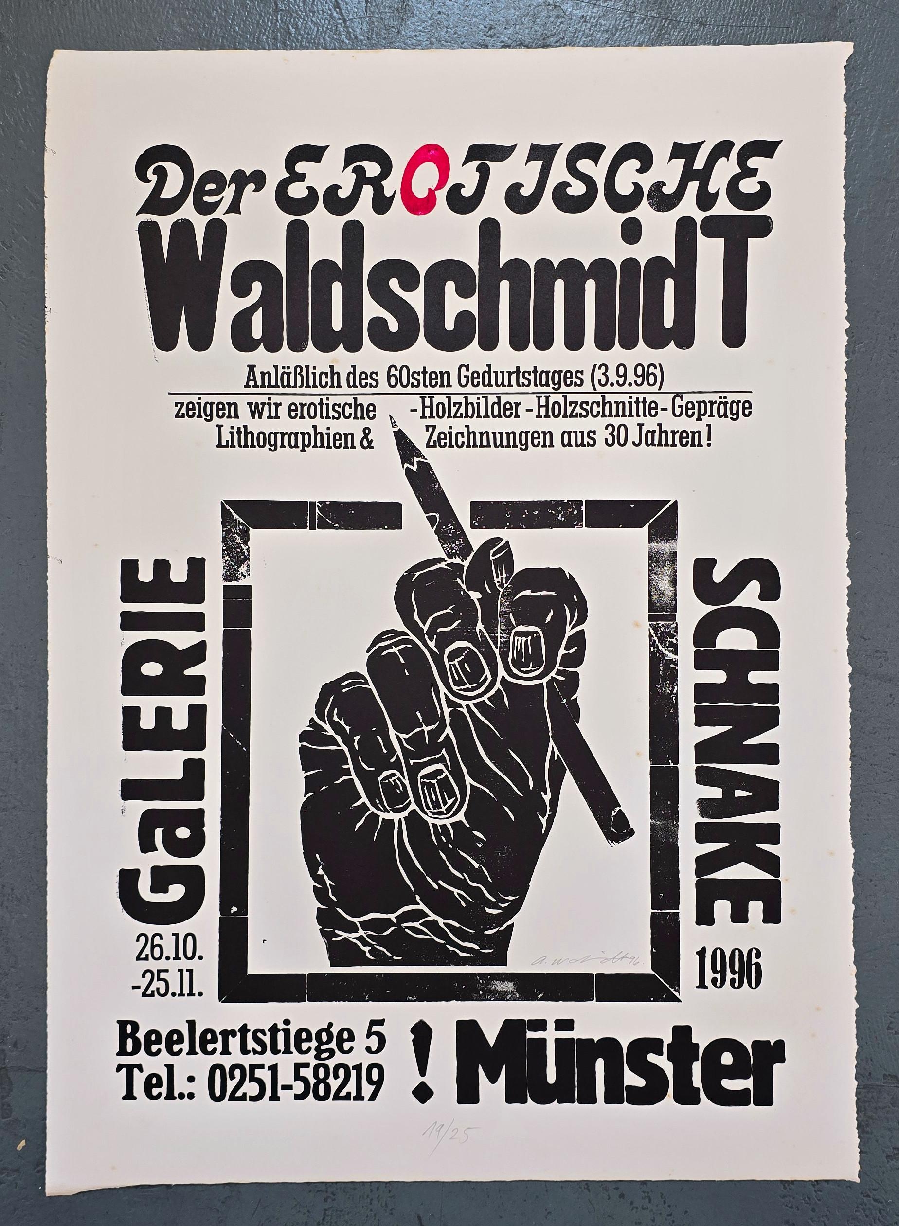 Der erotische Waldschmidt (Printmaking, Monochrome Art) en venta 3