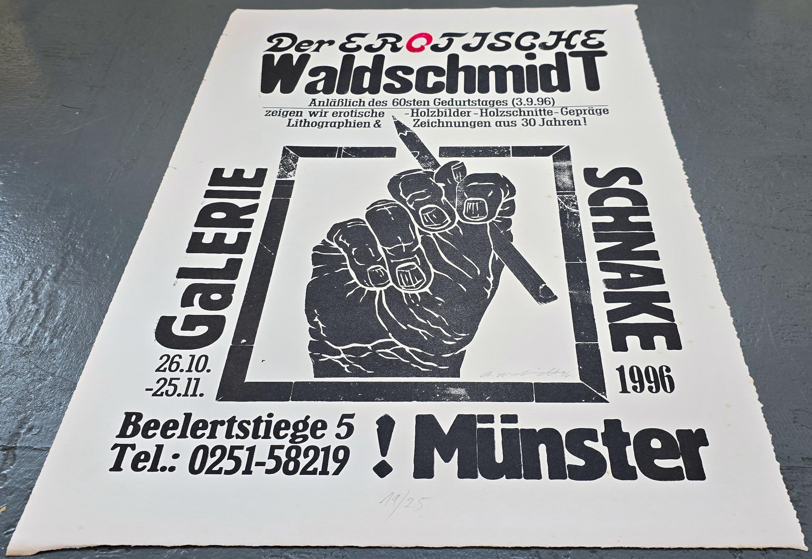 Der erotische Waldschmidt (Printmaking, Monochrome Art) en venta 4