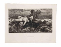 Meeresidylle - Etching after Arnold Böcklin - Early 20th Century