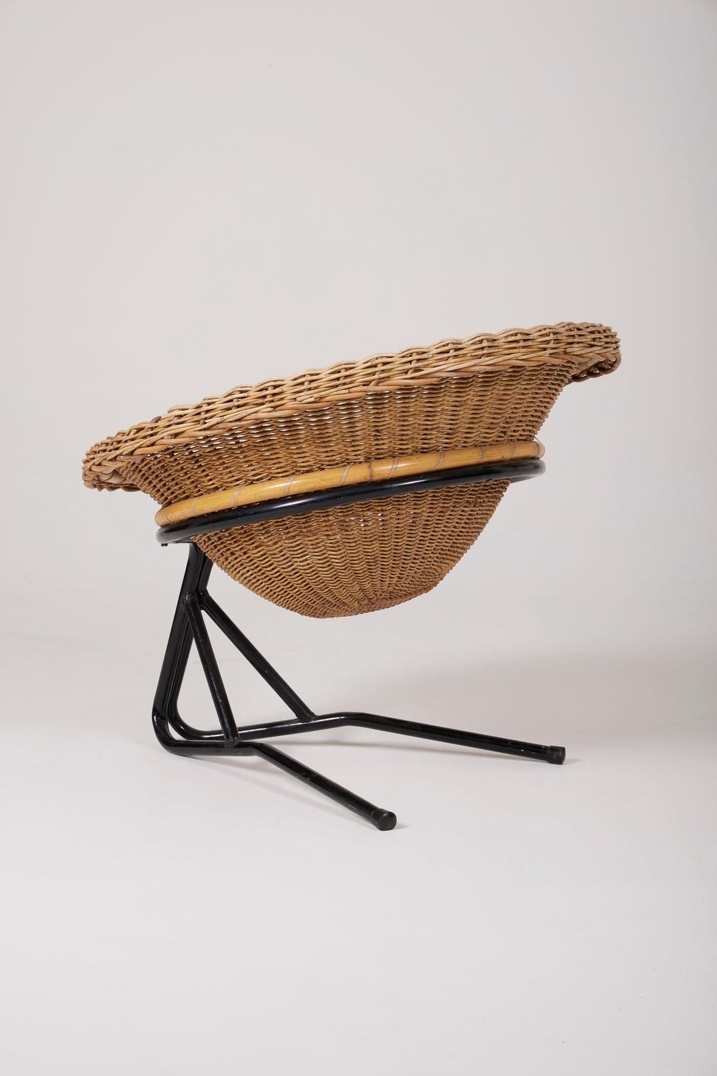 Arnold Bueno de Mesquita armchair, 1960s In Good Condition For Sale In PARIS, FR