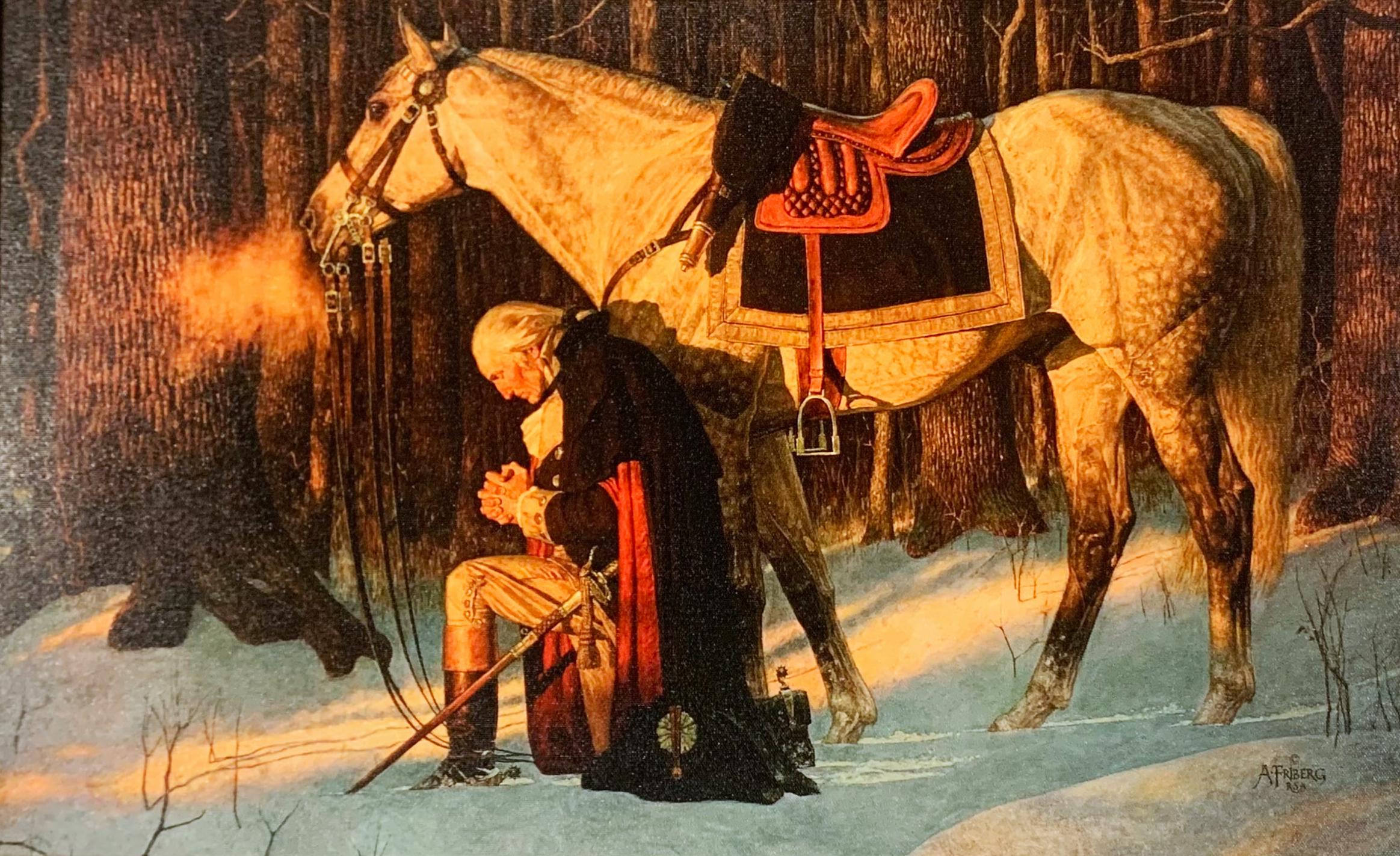 The Prayer at Valley Forge - Print by Arnold Friberg