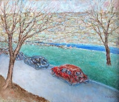 Autumn Day Drive oil painting by Arnold Friedman