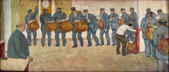 Nueva York en la Era de la Depresión - Viaje al pasado  - Pintura de Escenas Americanas
