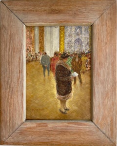 Museum Piece #2 Art Lover in Museum Exhibition