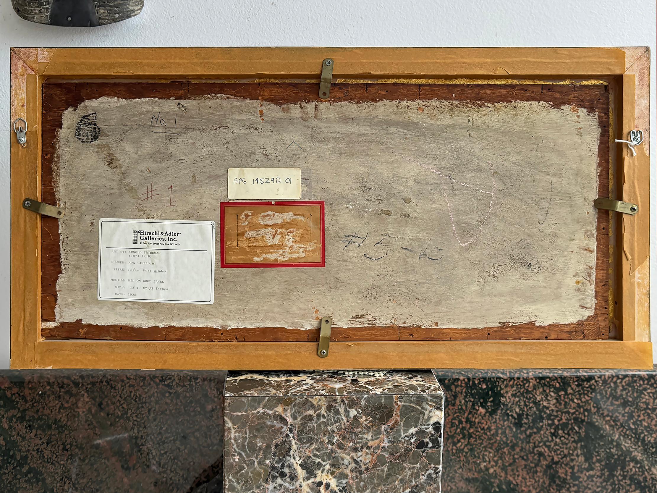 Ventanilla de Correos para paquetes - Era de la Depresión en venta 8