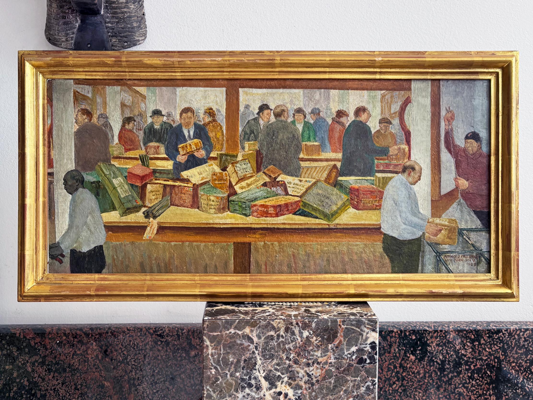 Ventanilla de Correos para paquetes - Era de la Depresión en venta 9
