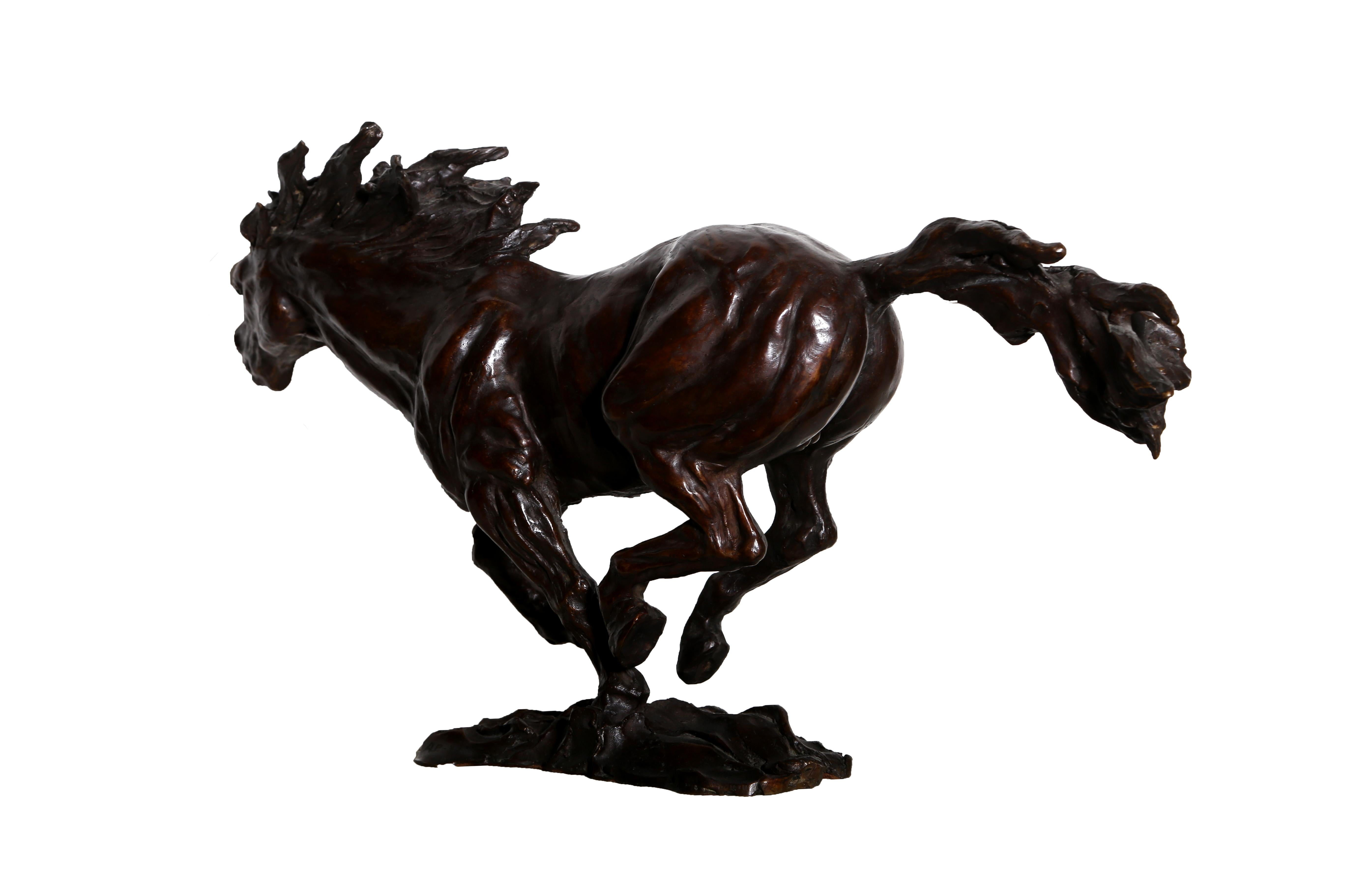 Sculpture en bronze Mustang d'Arnold Goldstein en vente 5