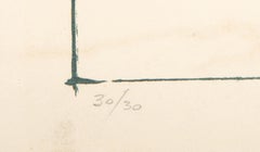 From Inside, Abstract Geometric Lithograph by Arnold Hoffmann, Jr.