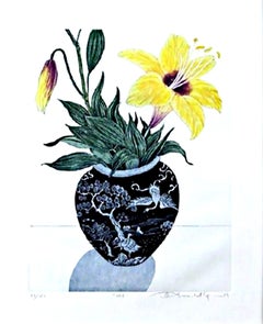 Giglio, squisita acquaforte e calcografia, Firmata/N Readers Digest Assoc Art Collection