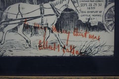 "1859 Chatham Fair Christmas Sleigh Scene Engraving"