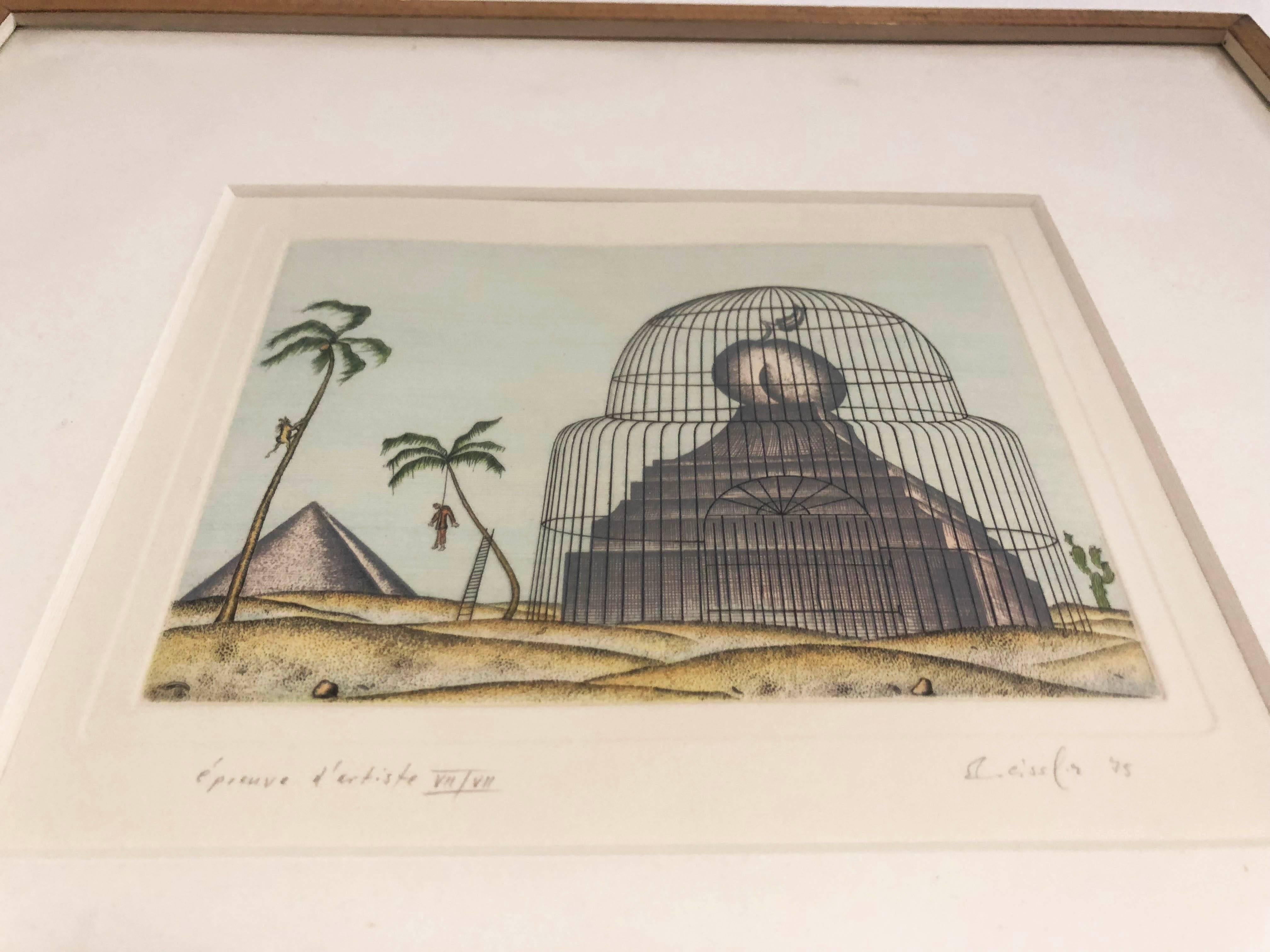 German Arnold Leissler Etchings For Sale