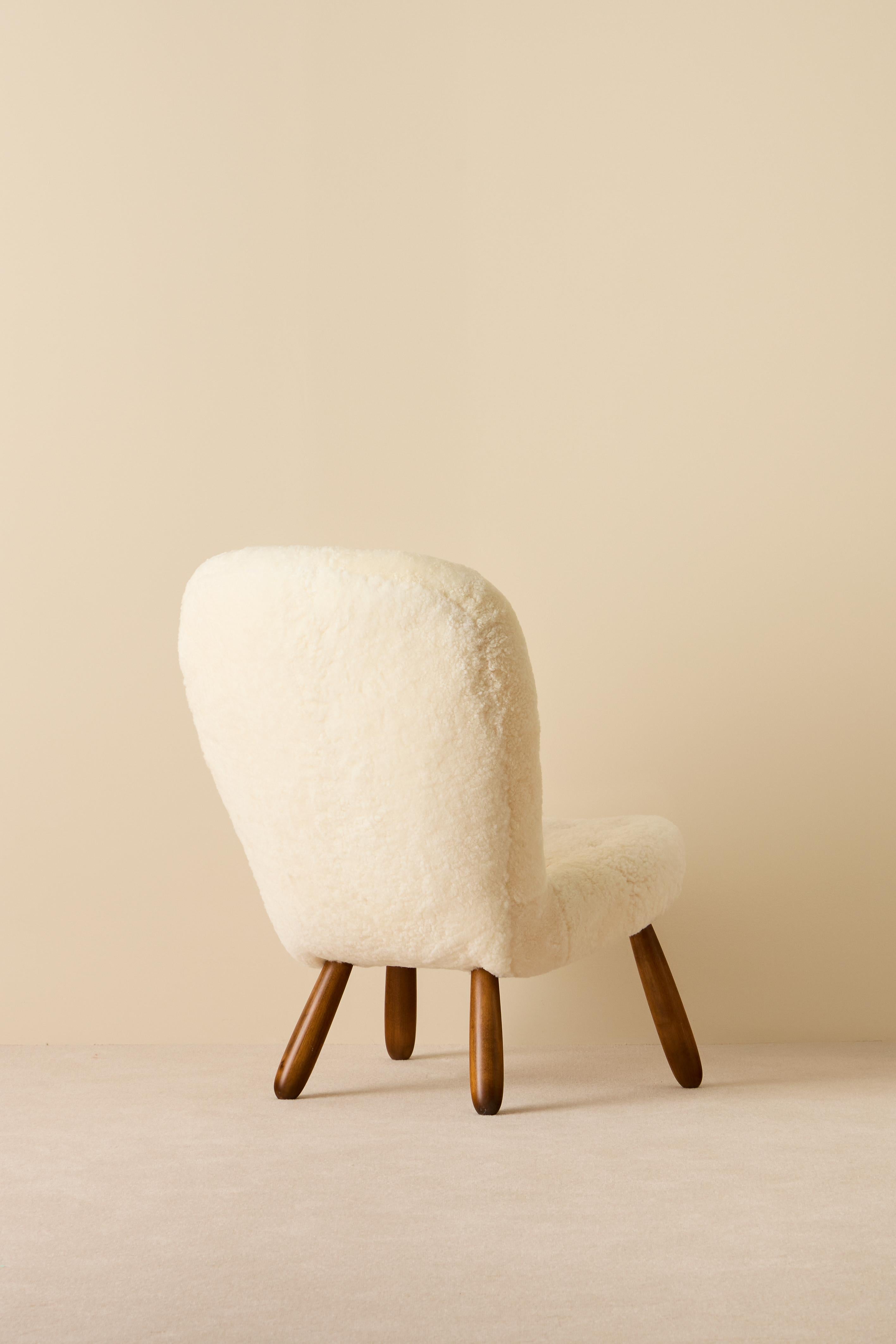 Danois Arnold Madsen 'Clam Chair' produit par Madsen & Schubell, années 1950 en vente
