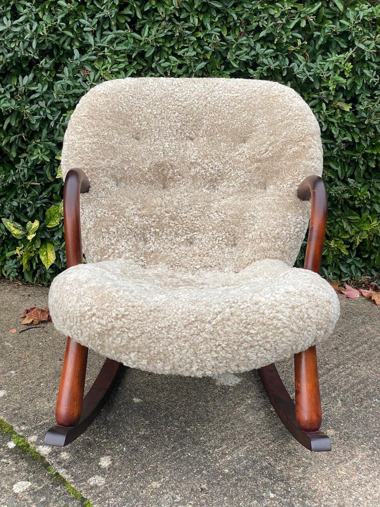 Arnold Madsen Clam Rocking Chair Norway, Circa 1950s at 1stDibs ...
