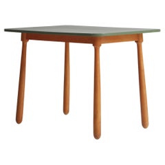 Arnold Madsen Club Legged Desk / Table in Beech, Scandinavian Modern, 1940s