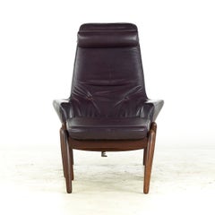 Arnold Madsen Madsen and Schubell MCM MS-30 Danish Teak Easy Lounge Chair