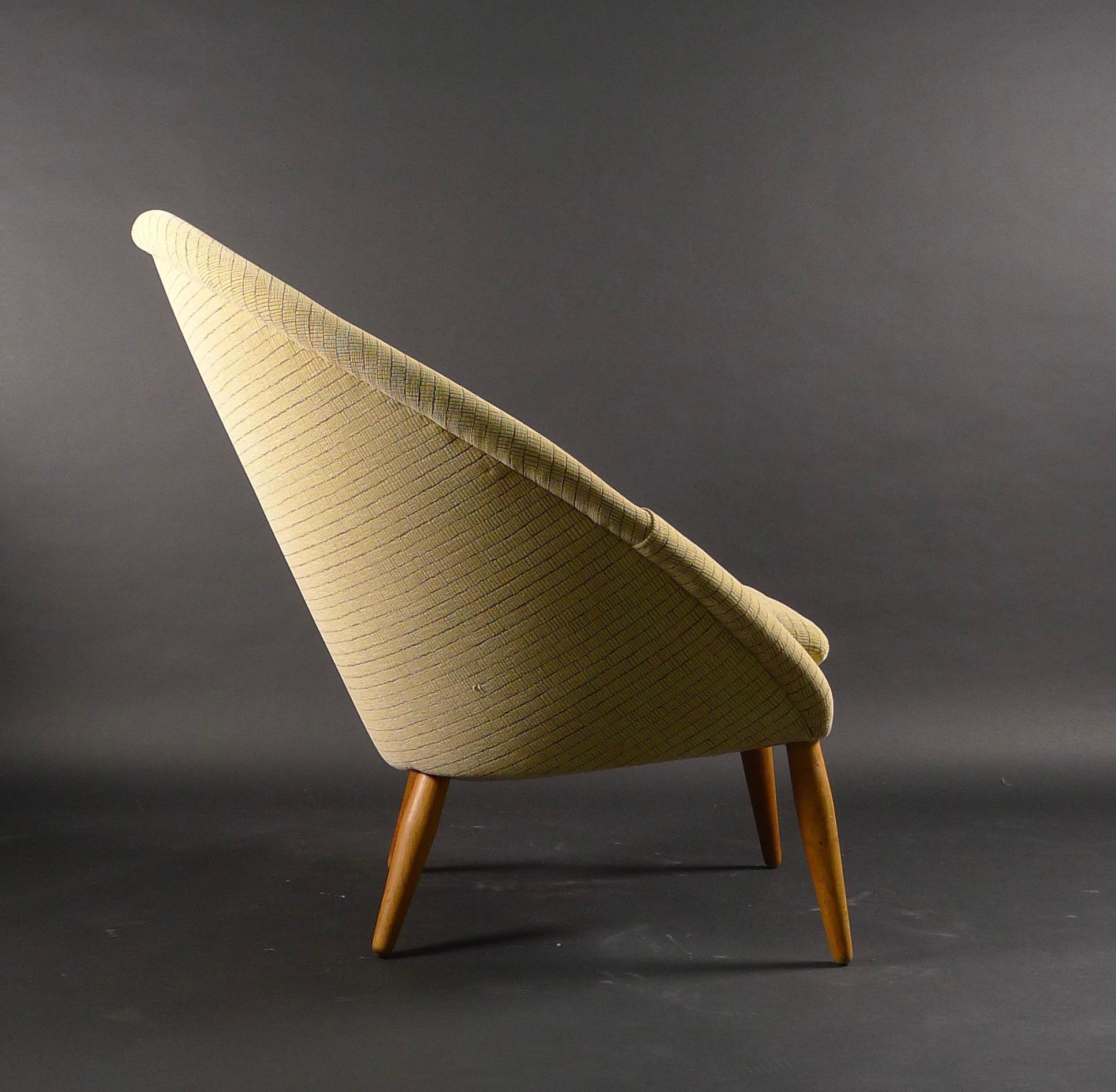 Arnold Madsen, Oda Lounge Chair and Ottoman, Designed 1957, Denmark 3