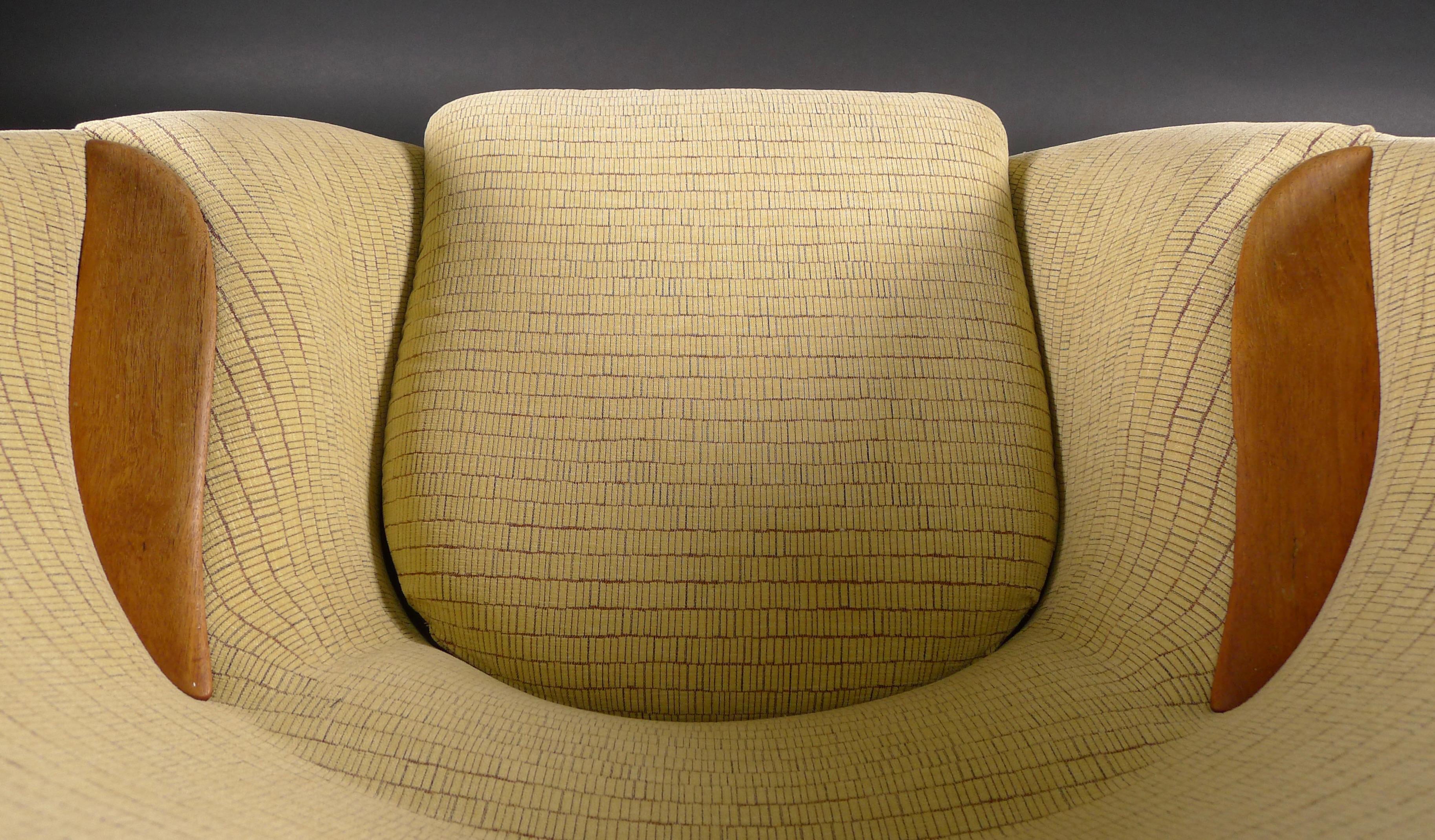 Arnold Madsen, Oda Lounge Chair and Ottoman, Designed 1957, Denmark 2