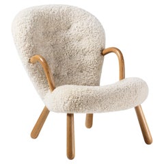 Silla Arnold Madsen Almeja de piel de oveja - Nueva edición